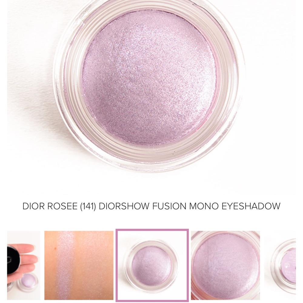 Dior Rosee (141) is a slightly cool-toned, light lavender with a frost finish.